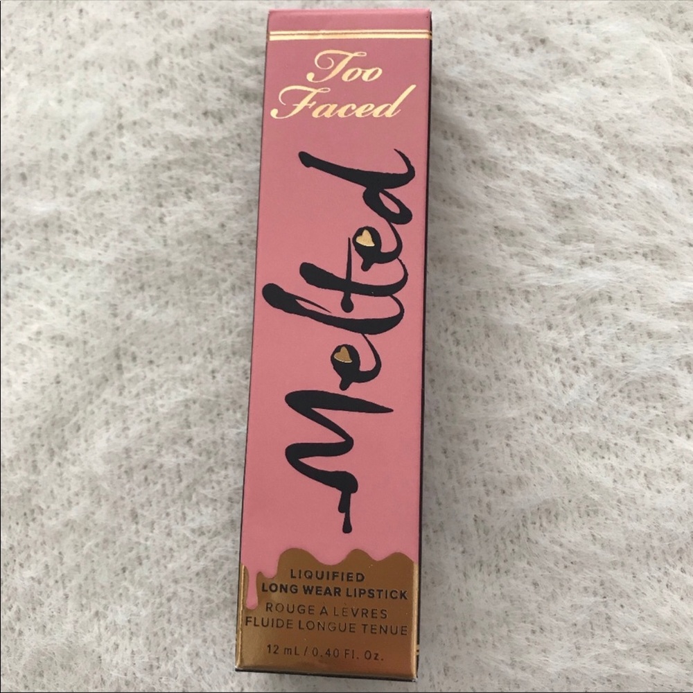 3/$30 Too faced melted liquified lipstick in nude